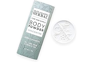 Ora's Fragrance Free Honest Powder: Unscented Body, Foot, Dry Shampoo Powder