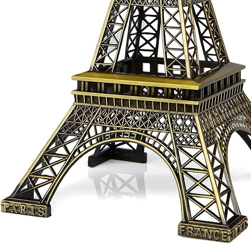 Miniatura 2 de Sahishnu Online And Marketing Estatua de metal de la torre Eiffel, estatua de la torre Eiffel de París, réplica de dibujo, decoración de mesa,
