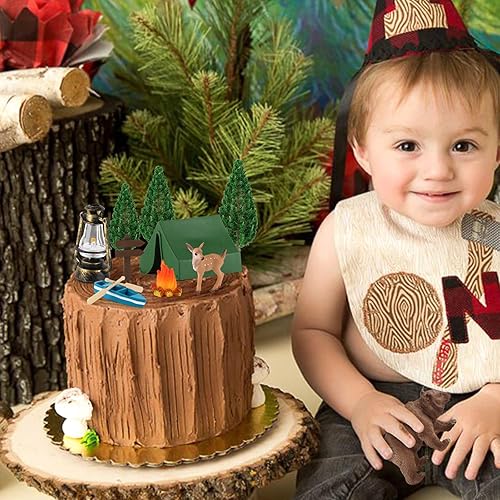 Miniatura 122 de Hooqict 26 piezas de decoraciones de pasteles de los años 80 y 90, decoraciones retro de los años 80 de hip hop con bolas de purpurina para cupcakes