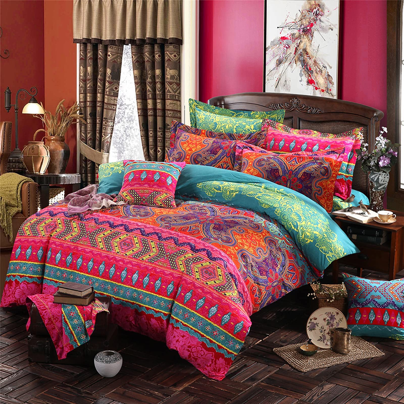 Amazon.com: SFJ-CA Bohemian Bedding Set 