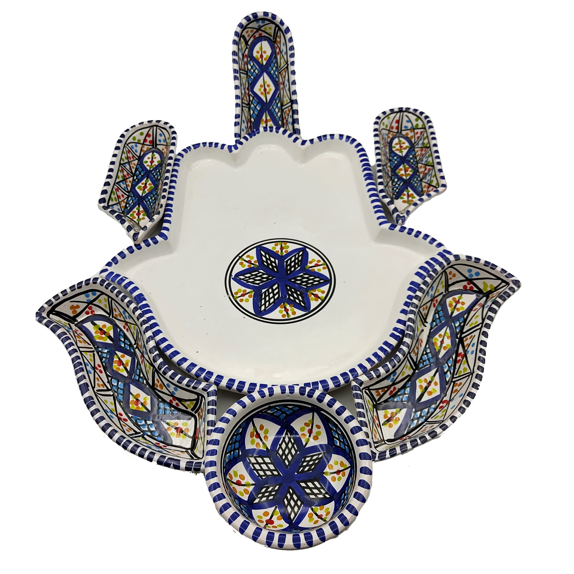 Generico Appâtissier Décoré Céramique Terre cuite Tunisienne Marocaine 2611201214