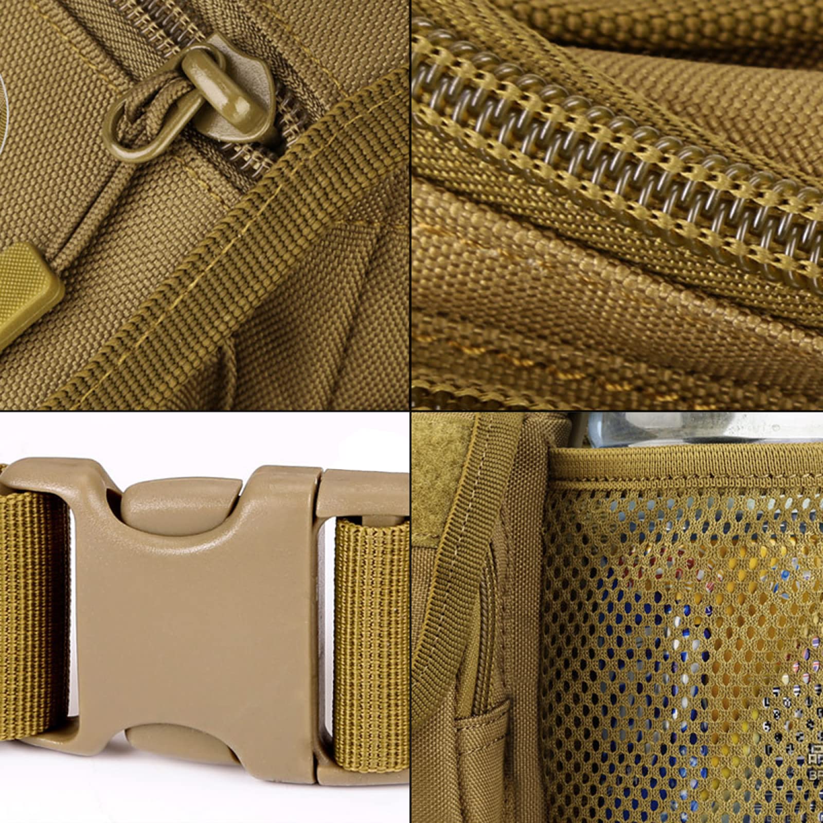 REEBOW GEAR Borsa a Tracolla Multifunzione da Ciclismo Borsa a Tracolla Tattica per Alpinismo Borsa Casual,ACU