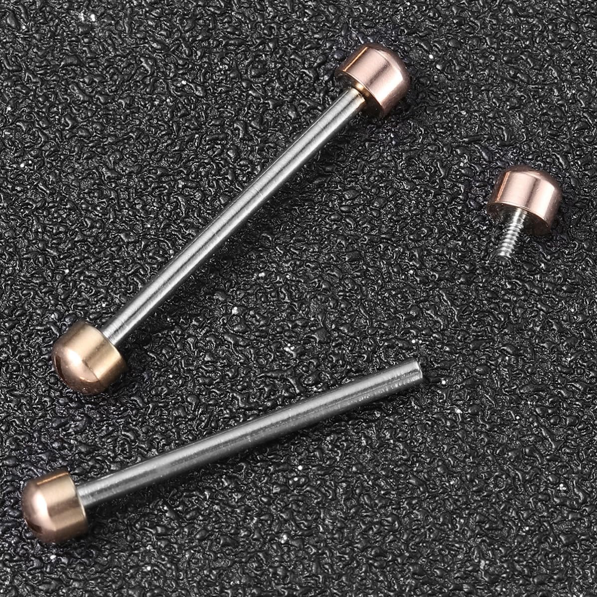 NUOBESTY 20mm Varilla de Enlace en Metal 2 Piezas de Correa de Reloj
