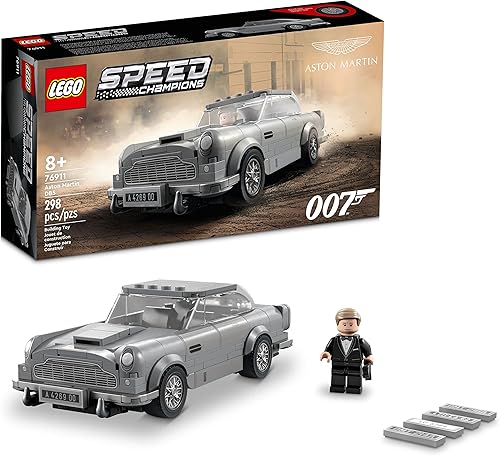 Lego Speed Champions 007 Aston Martin DB5 76911 - Juego de juguetes de construcción con James Bond para niños, niños y niñas a partir de 8 años (298
