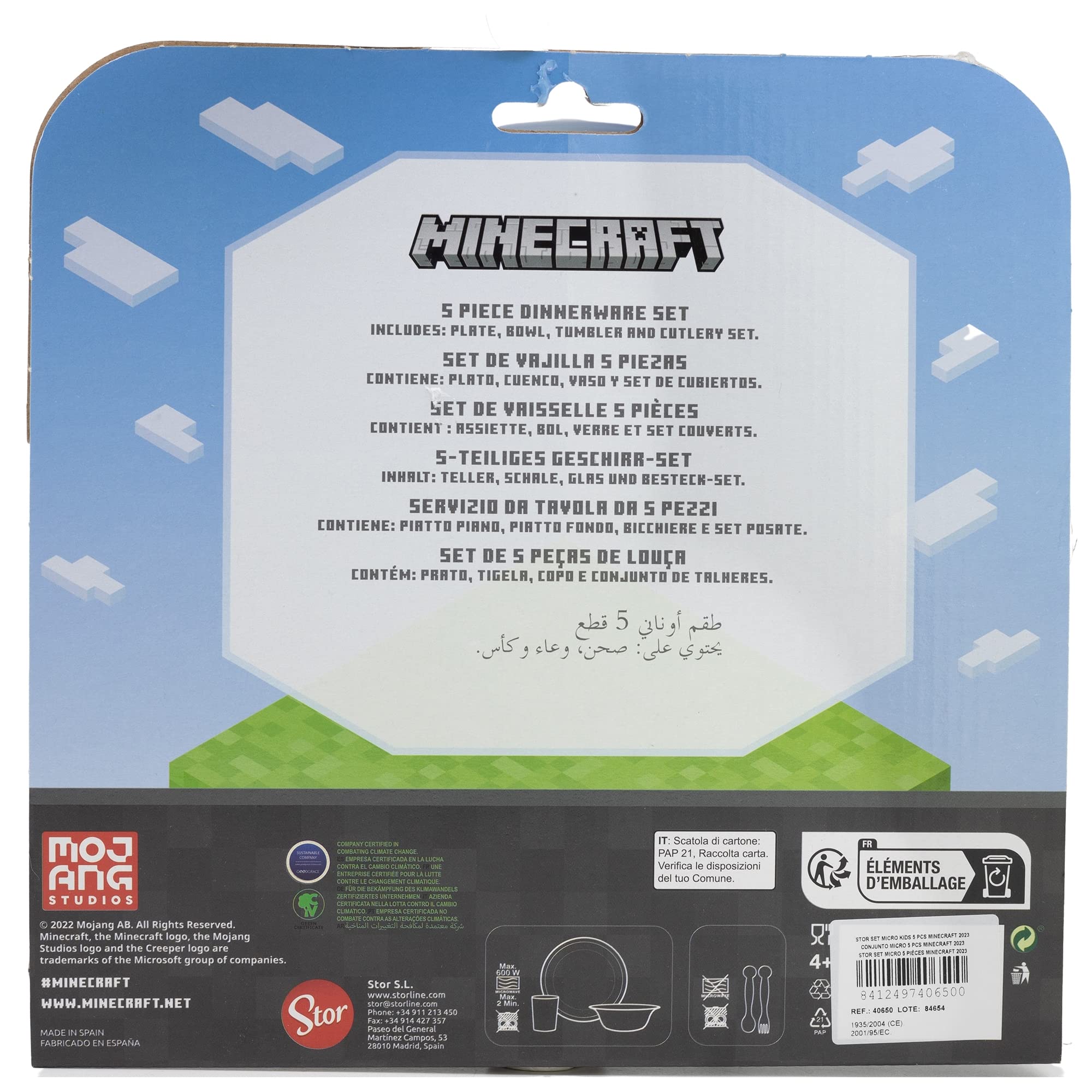 Zestaw 5 szt. MICRO KIDS MINECRAFT Stor