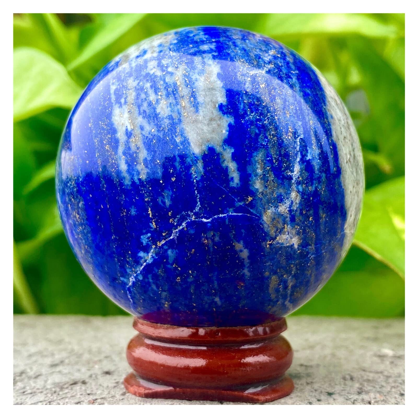 極上の天然ラピスラズリエッグ特選品☆F567 天然