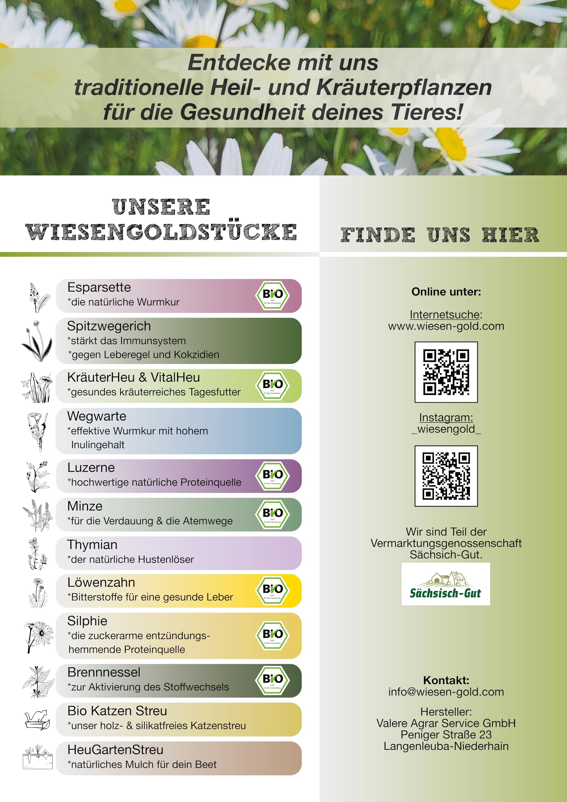 Esparsette Cobs Bio (20kg), WiesenGold® Bio-Esparsette Pellets/Cobs – Premium Pferdefutter, naturnaher Anbau, Heimtierfutter, natürliche Wurmkur