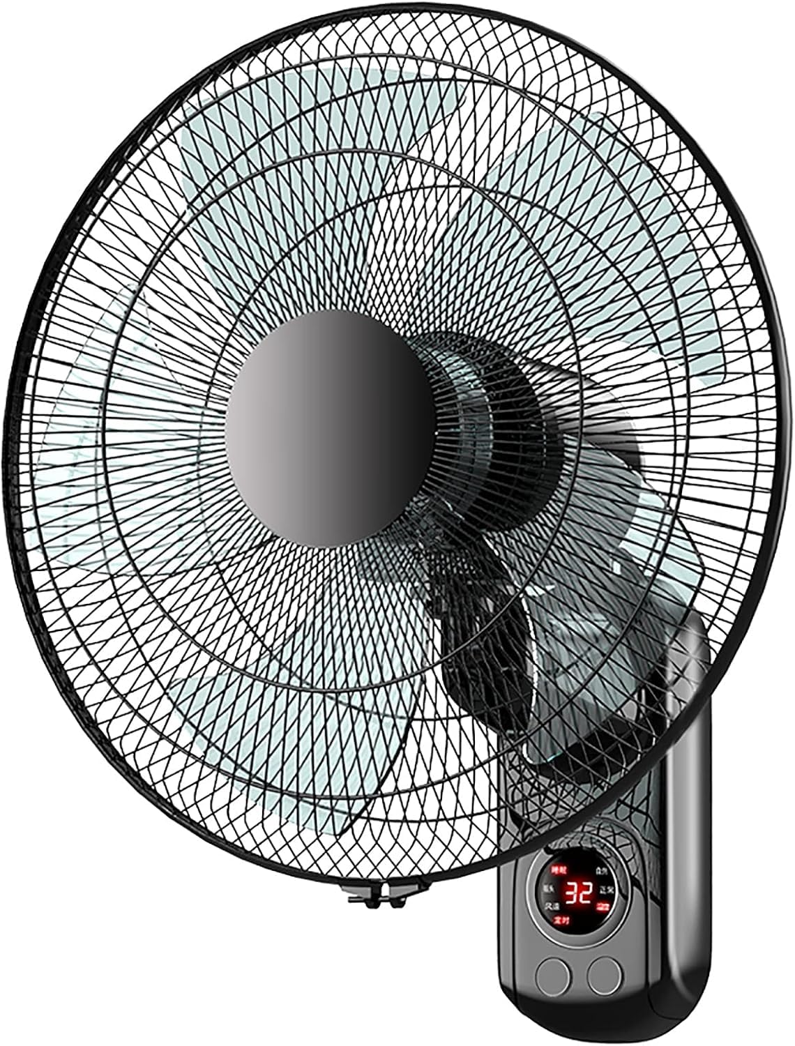 Ventilateur mural oscillant avec télécommande pour une fraîcheur maison