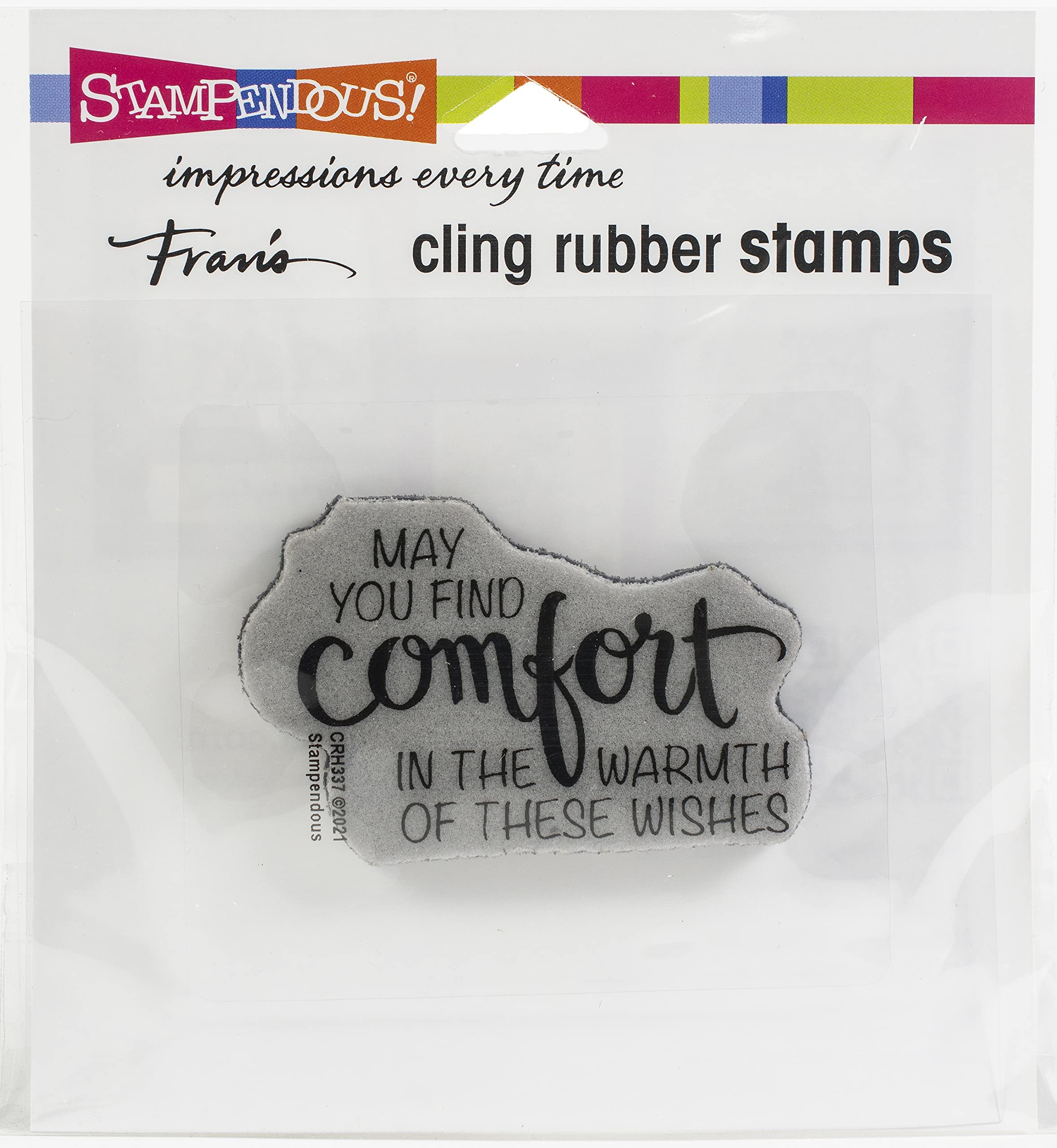 Stampendous Cling Comfort Wishes Gummistempel