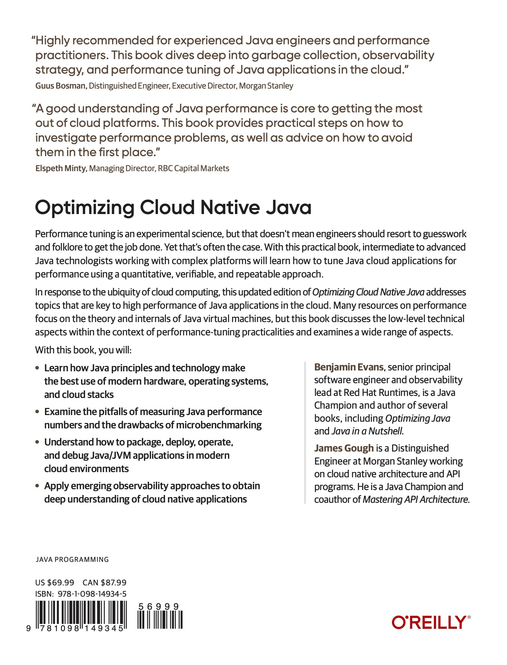 Optimizing Cloud Native Java: Practical Techniques for Improving Jvm Application Performance