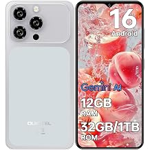C17 Android 16 Cell Phone Unlocked, 6.52 Display,12GB+32GB/TF 1TB