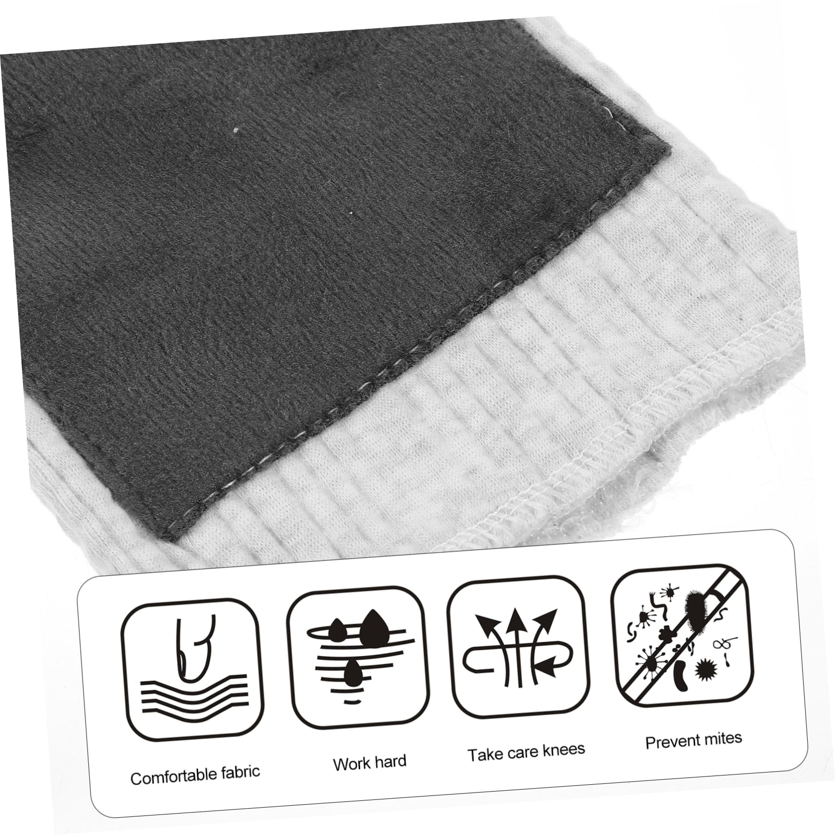 KICHOUSE Knee Pads for Babies to Crawl Warm Elastic Protectors Double-layer for Workout Patella Stabilizer for Elderly