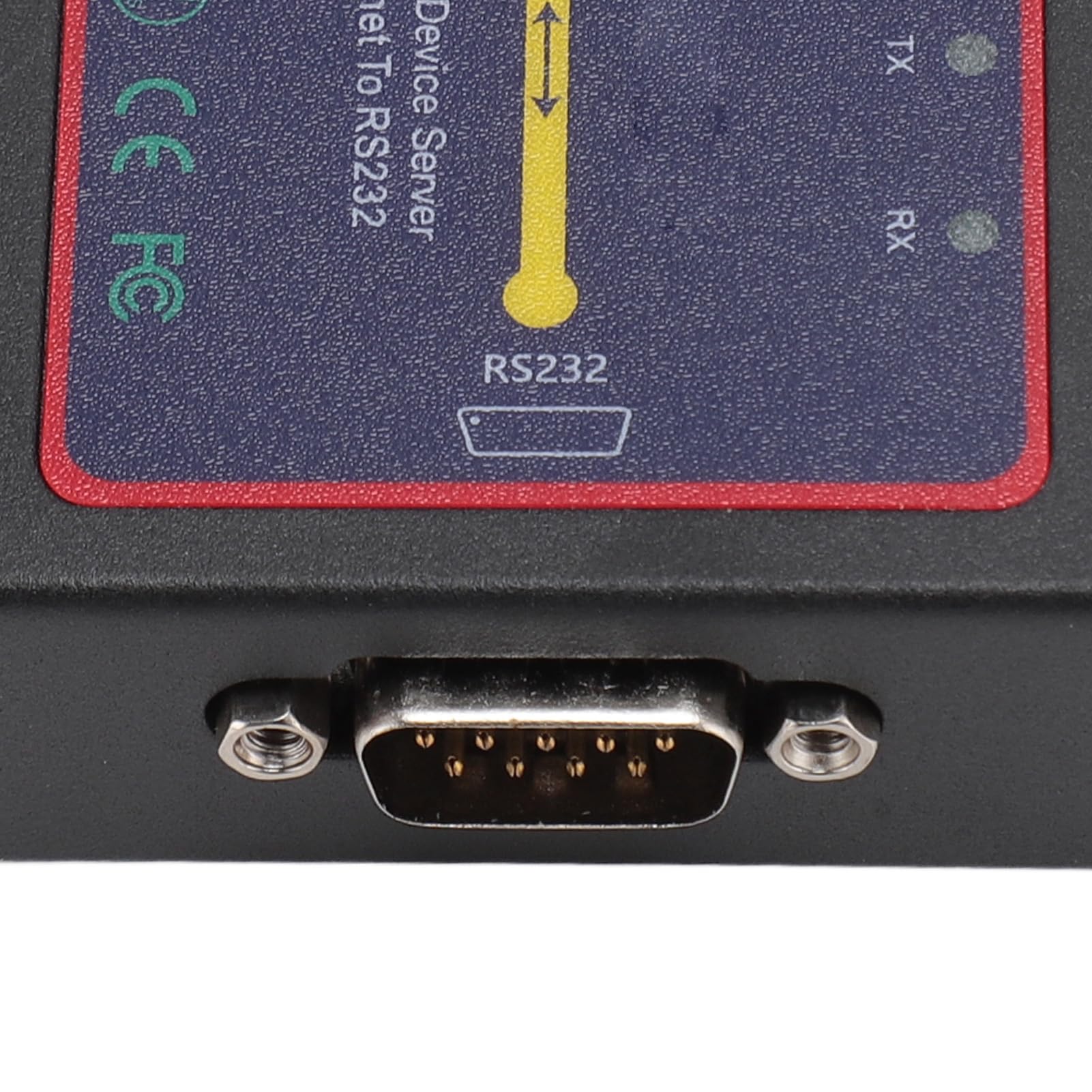 Adaptador de Red Serie/IP, Adaptador de Red Serie Ethernet TXI022 RJ45 a RS232 con MDI/MDIX Automático para Sistemas (Enchufe de la UE)