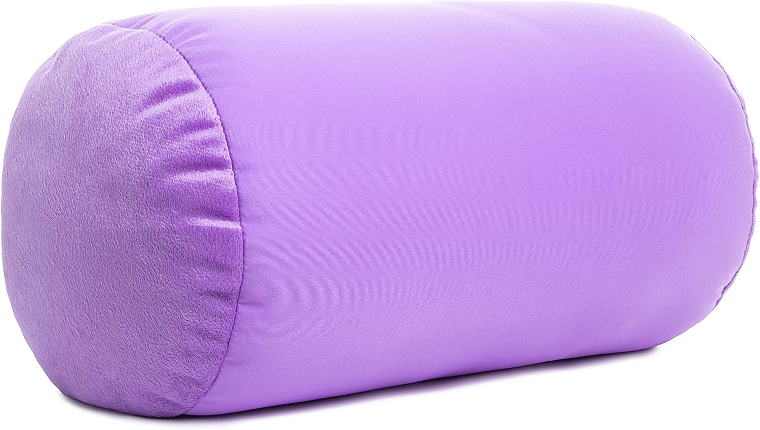 Microbead Roll Bolster Squish Light Purple Microbead Pillow