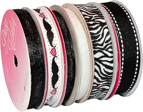 Miniatura 2 de Morex Ribbon Sweet Petite Ribbon, 39 yardas, patriótico, 6 unidades