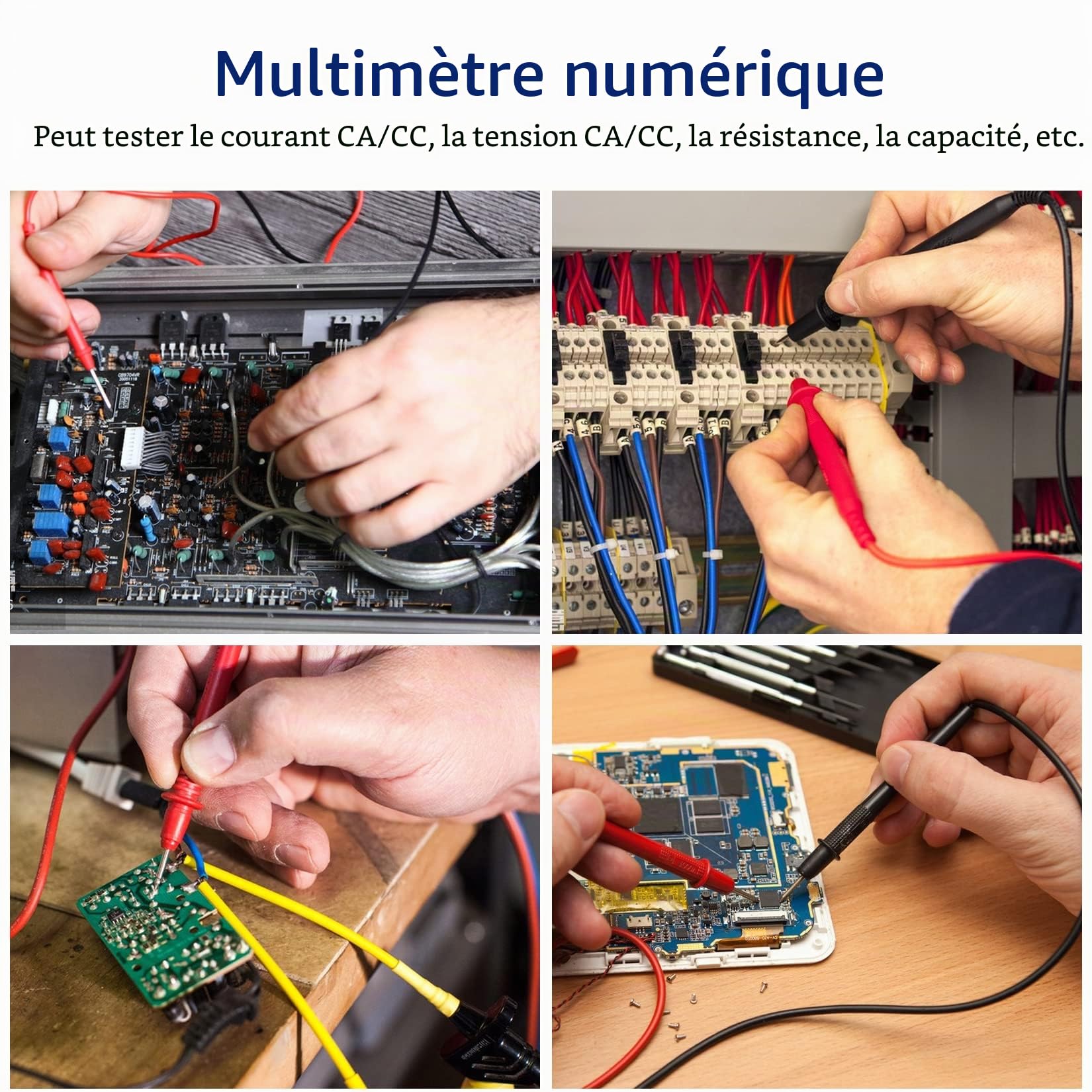 OWON XDM2041 Multimètre de banc avec multi-testeur numérique ultra-léger 3,7 pouces 55 000 points True RMS pour laboratoires, usines