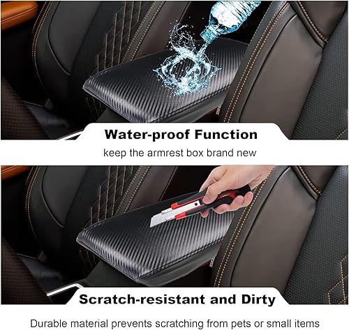 Vista 98 de YEE PIN Civic - Funda para reposabrazos Civic de 10ª generación, tapas para reposabrazos Civic Thenice para 10ª generación Civic 2018-2021, cubierta