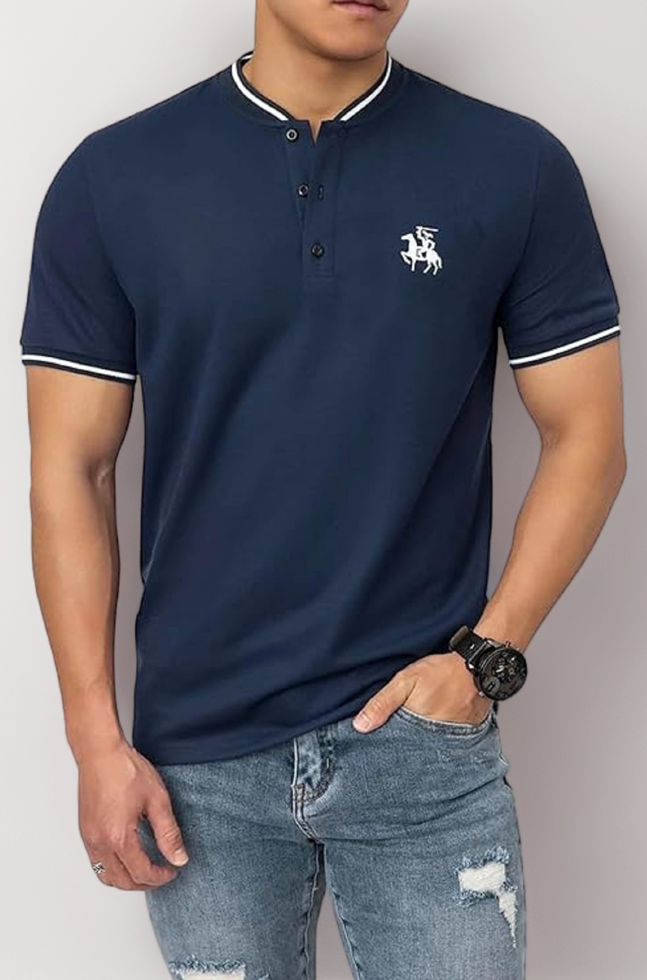 Lymio Polo T Shirt for Men || T Shirt for Man || Collar T Shirt Style Men (Packs Also Available) (Polo-06-10)