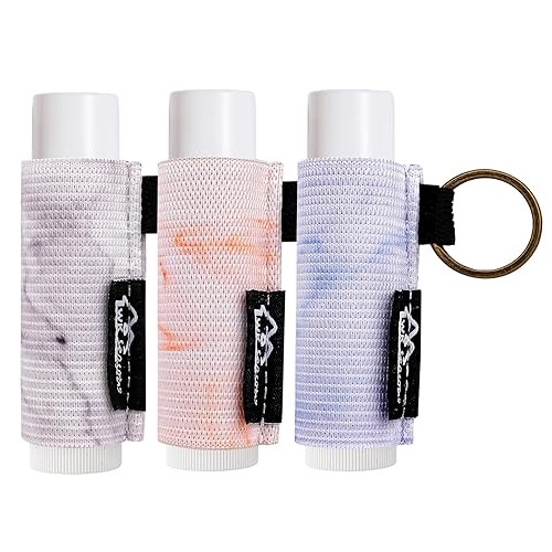 Miniatura 9 de WK IEASON - Llavero con clip para bálsamo labial, funda para lápiz labial, llavero (impresión de tira)