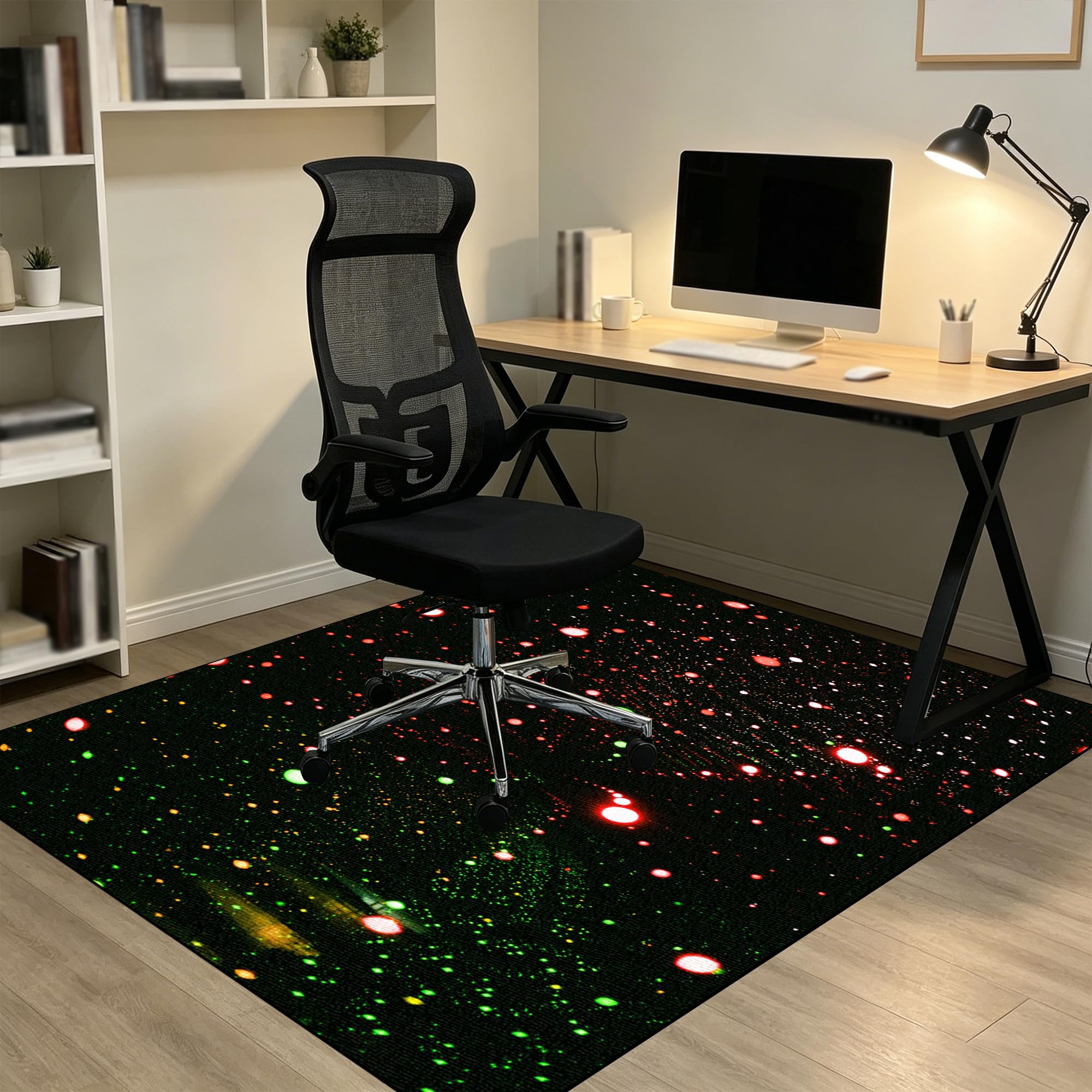 Alfombra Gaming Suelo, Alfombra para Silla de Oficina para Suelos Duros, Alfombrilla Protector Suelo Silla Ruedas, Alfombrilla de Escritorio para Parquet 90 x 140 cm