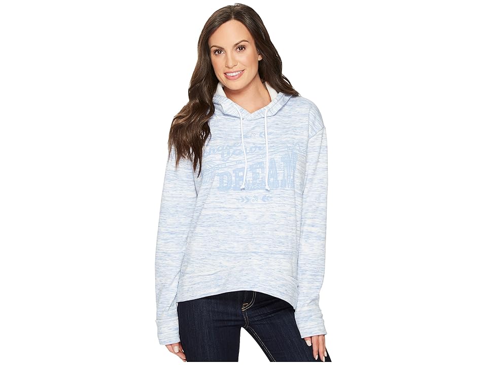 

Roper 1459 Knit Backed Fleece Hoodie (Blue) Women's Sweatshirt