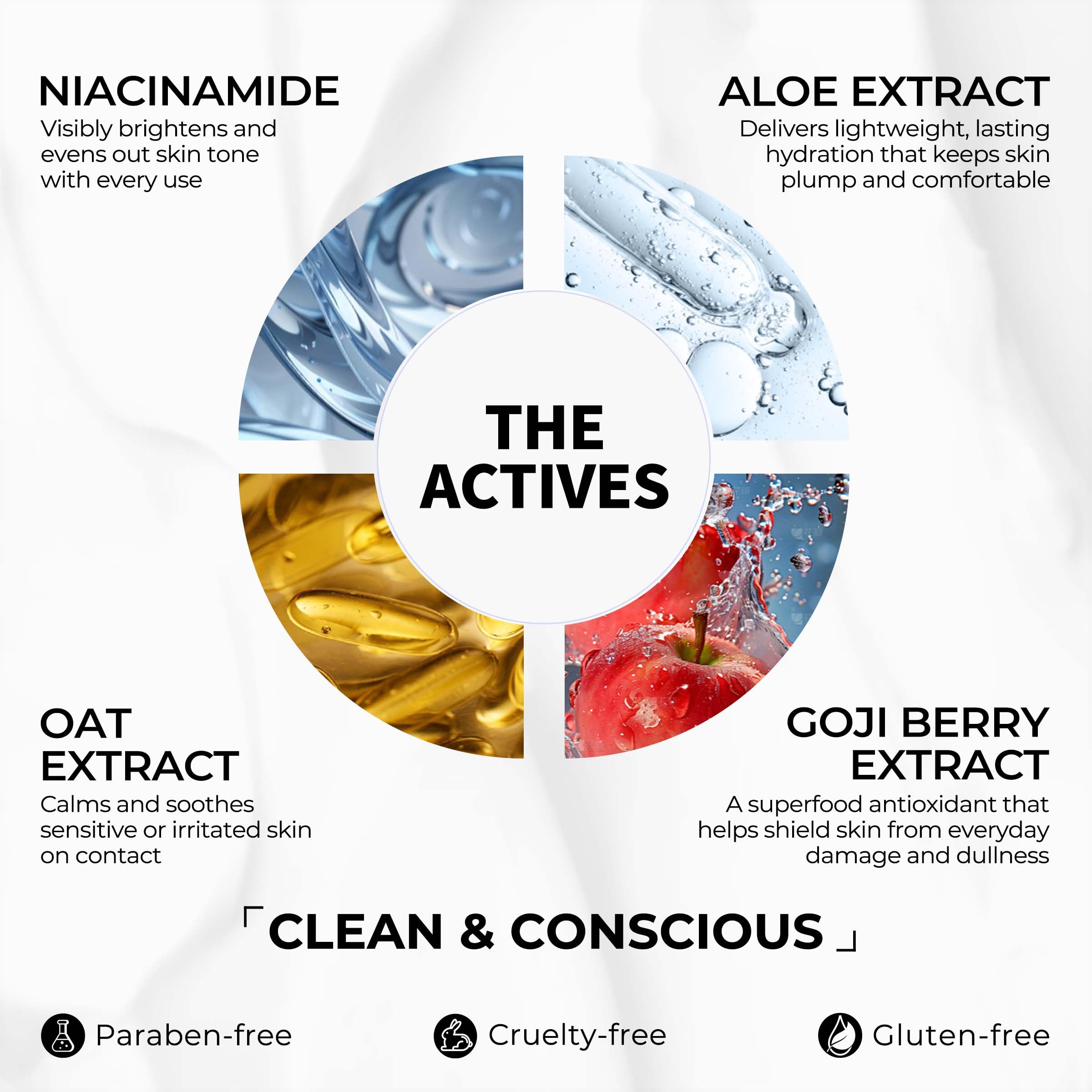 Chillab Airy White Tone-Up Cream with Botanical Extracts