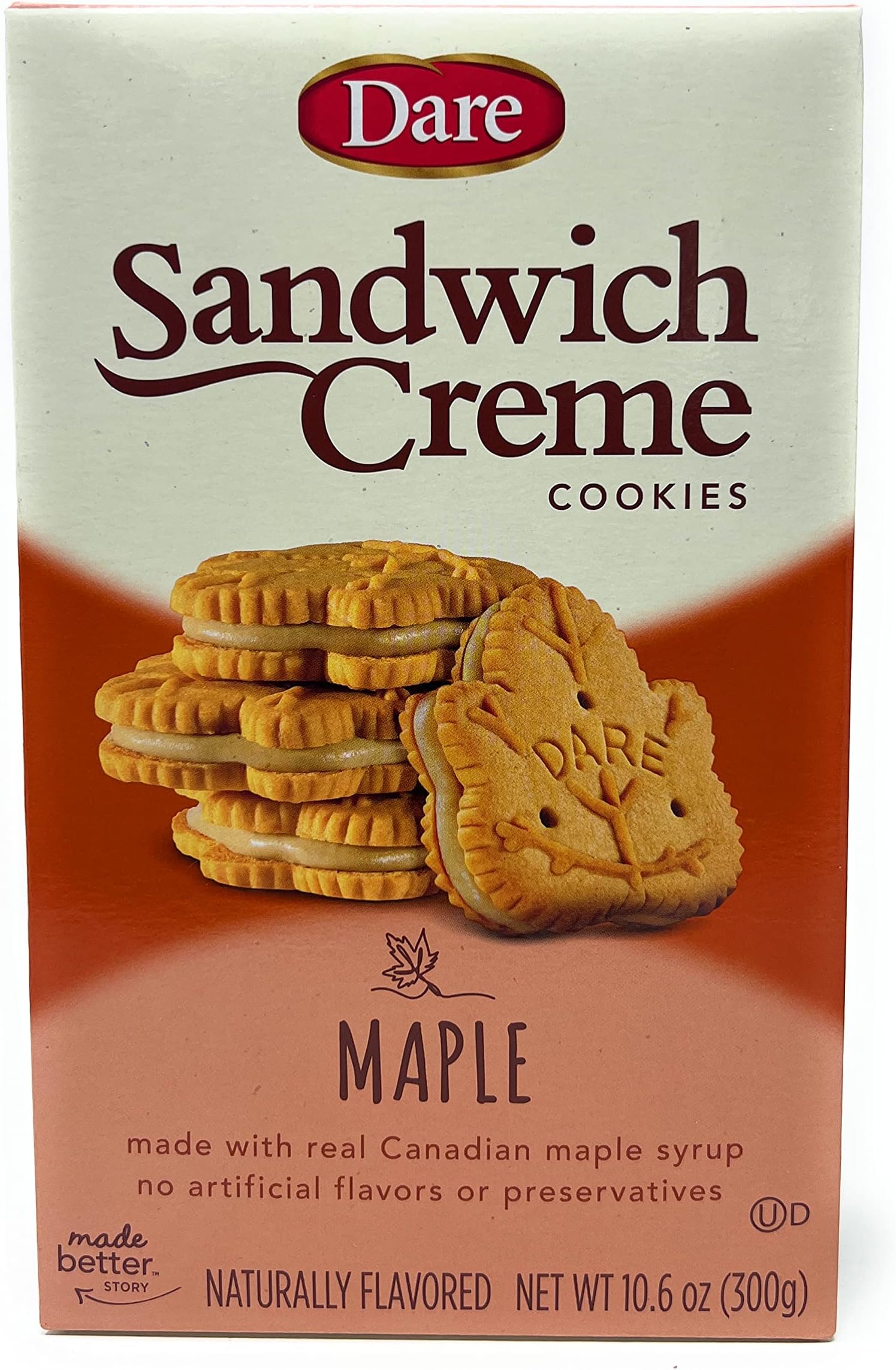 Dare Cookies, Maple Leaf Creme, 12.3 oz, (cfuda)