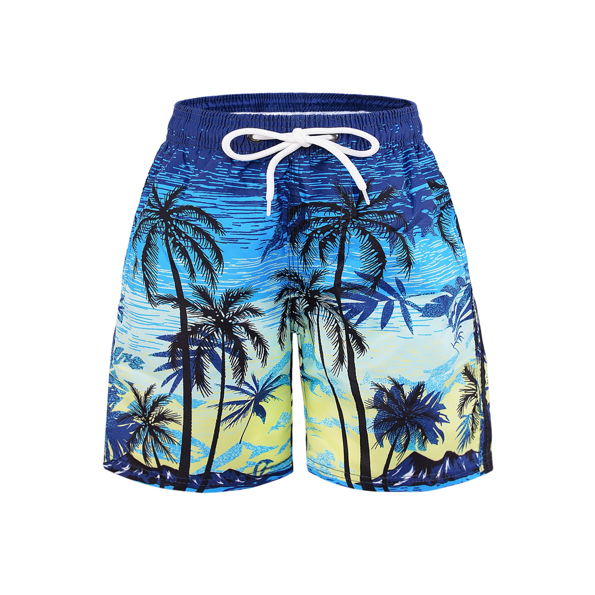 LAETBBE Jungen Badehose Kinder Badeshorts Jungen Schnelltrocknend Strandhose Surf Shorts Kurze Schwimmhose 3-14 Jahre