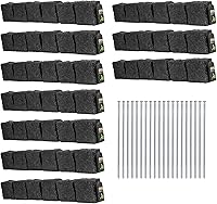 Vista 11 de Beuta Borde de paisaje Borde de borde de jardín Bloques de piedra sintética para bordes de césped, macizos de flores y bordes de patio – 1