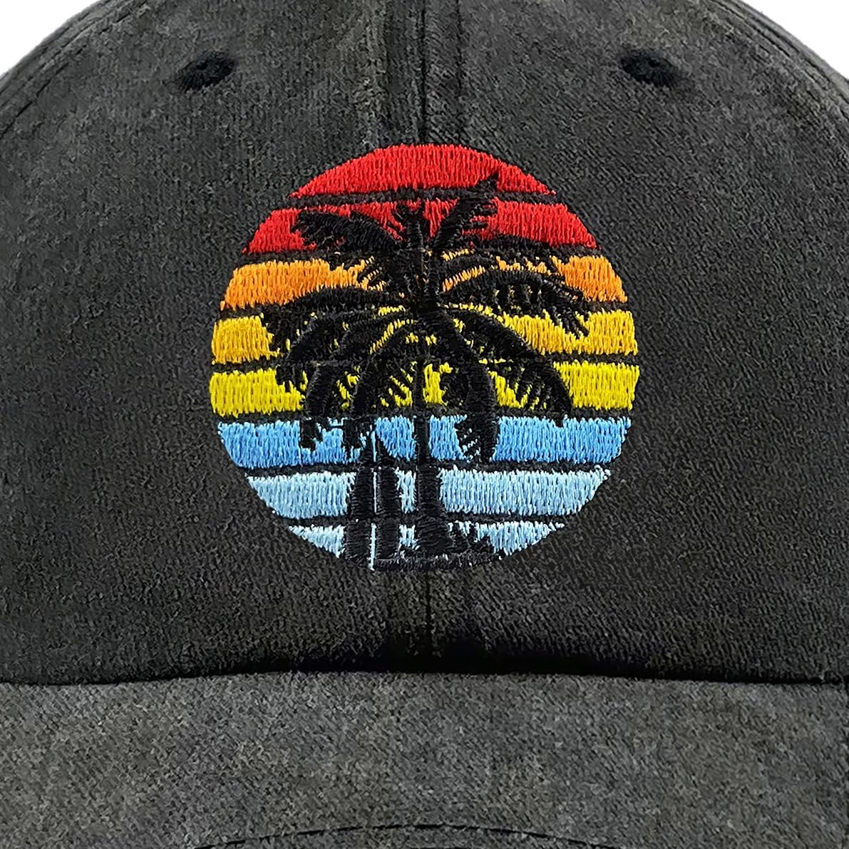 Embroidered Baseball Cap Vintage Washed Cotton Hat for Men Women - Image 4