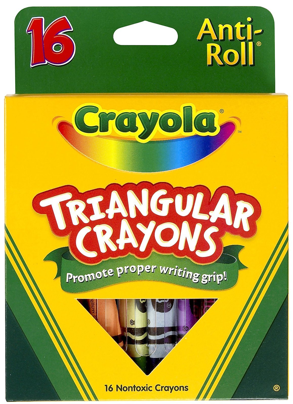 Triangular Anti-roll Crayons