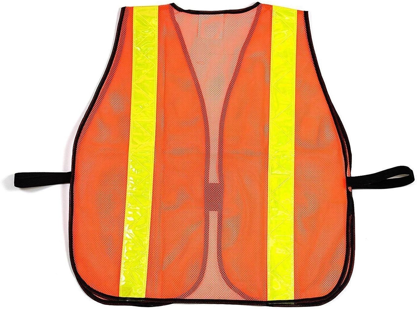RK 16-Inch Signal Traffic Wand Baton LED Flashlight with 8011 Safety Vest with Reflective Stripes (One each)