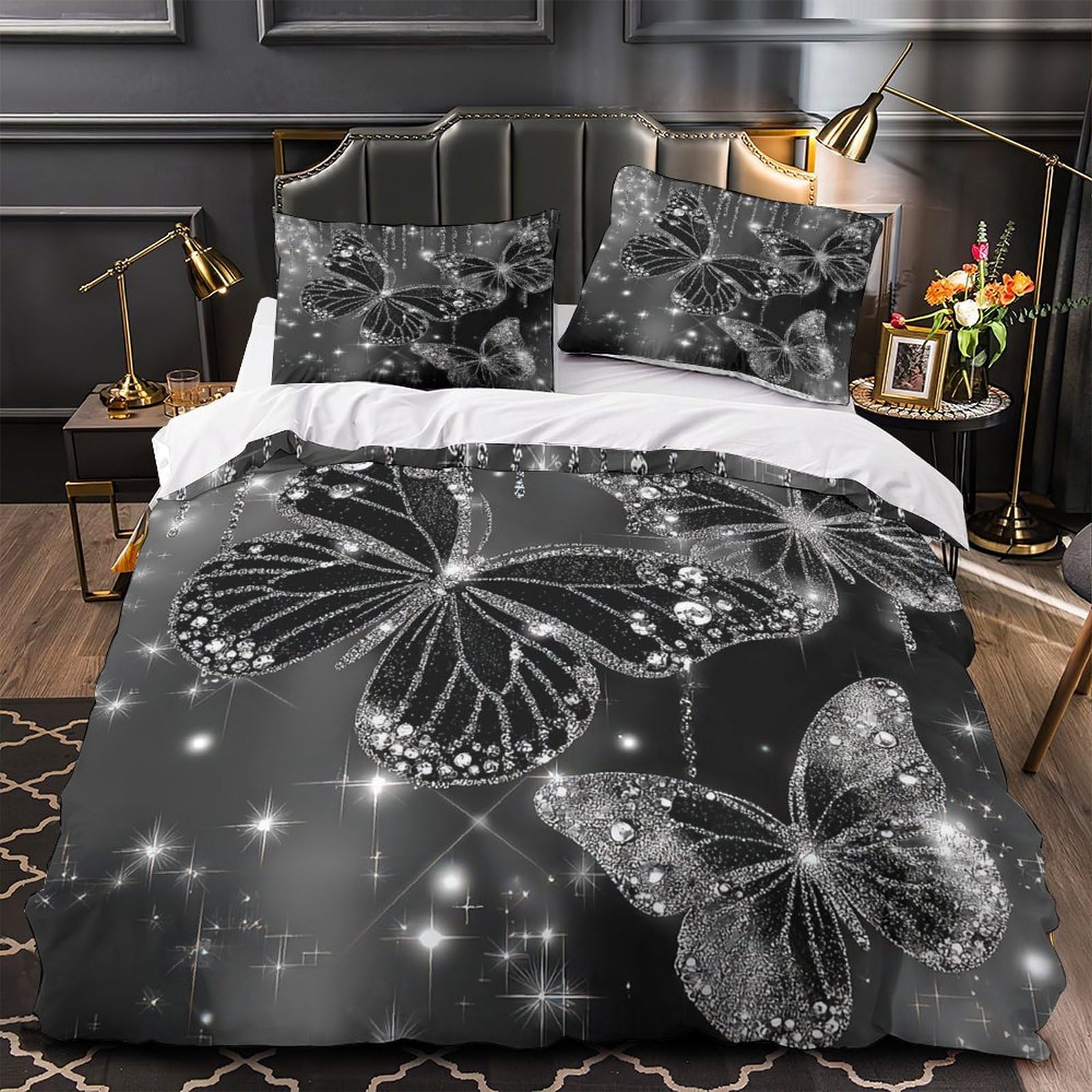 Housse de couette football cadeau ado parure de lit 200x200 style graffiti imprimé 3D