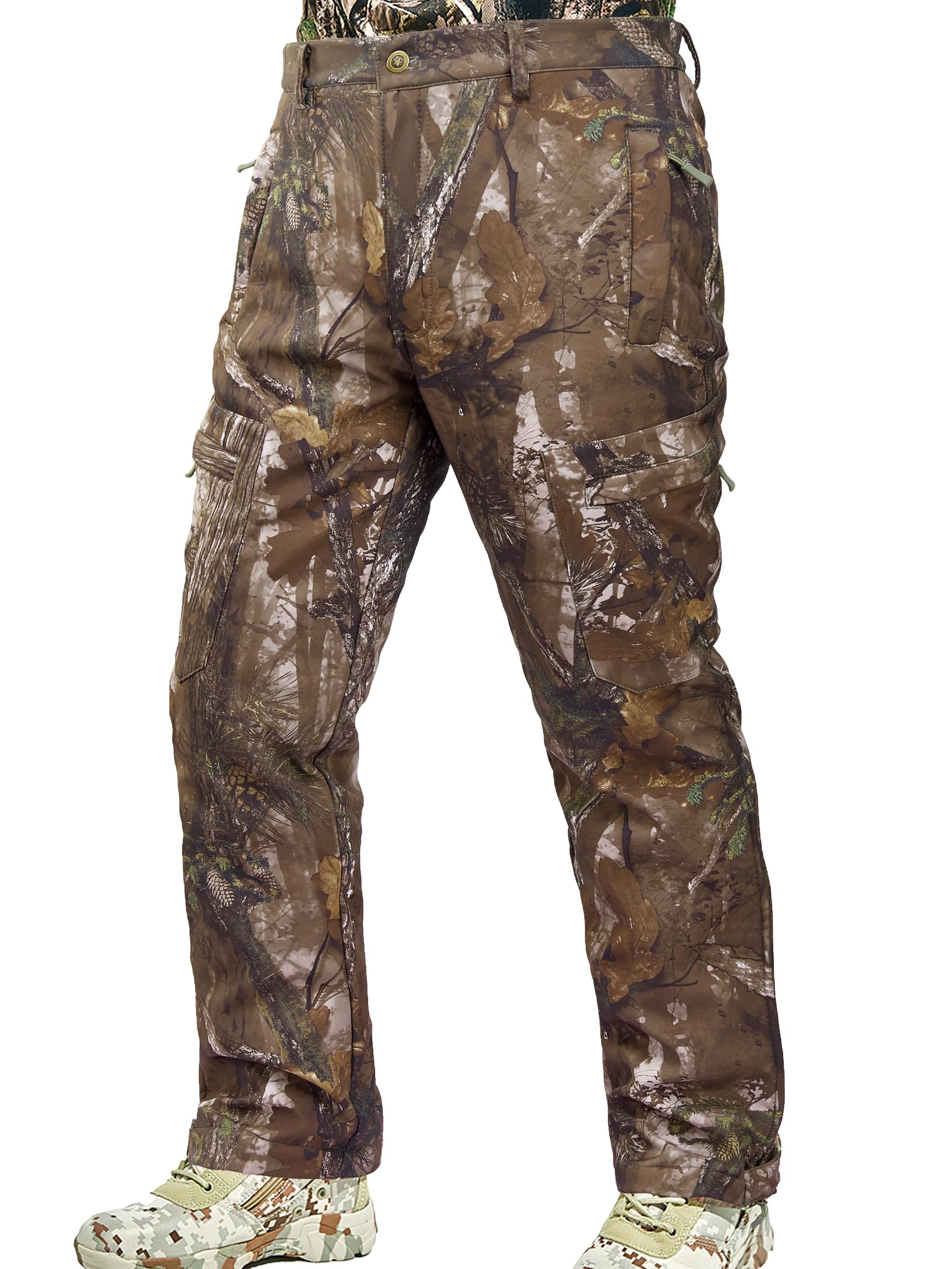 NEW VIEW Camo Fleece Lined Hunting Pants
