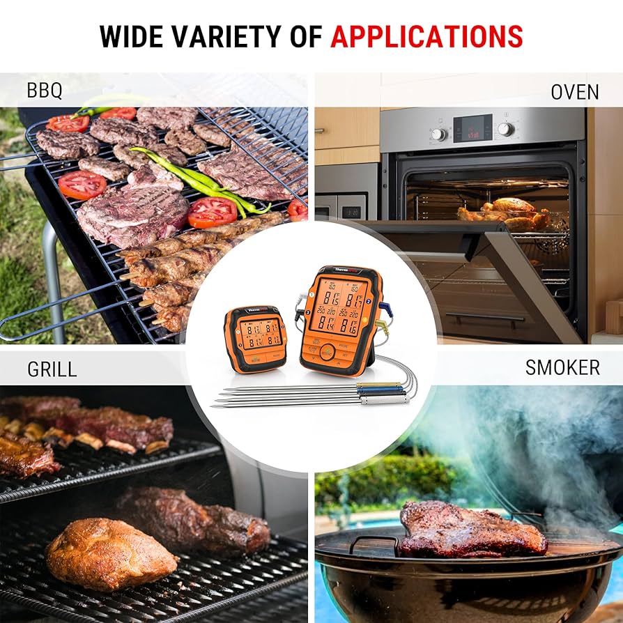 ThermoPro TP710 Instant Read Waterproof Dual Probe Digital Meat