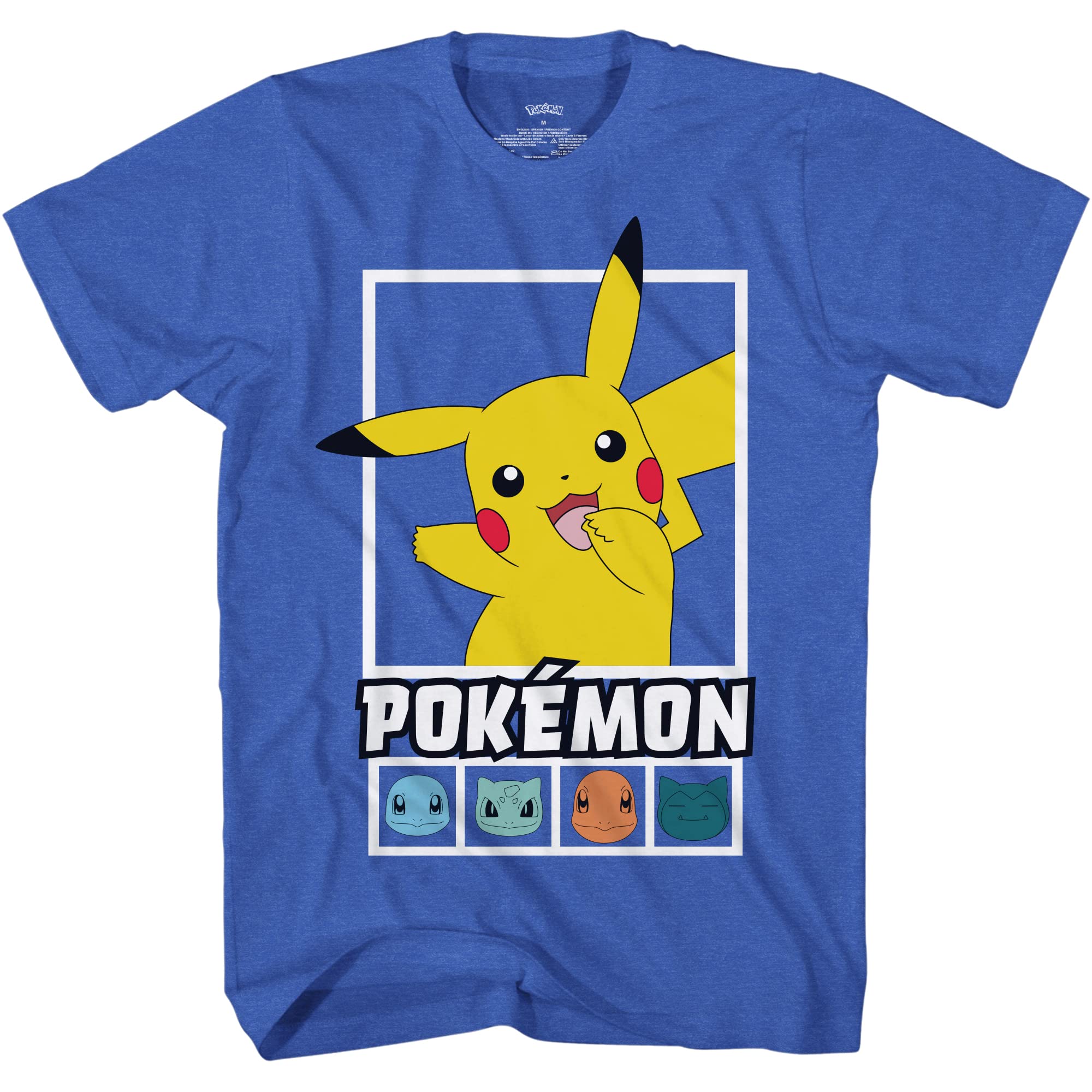 Mad Engine Pokemon Boy's T-Shirt - Character Shirt for Boys or Girls