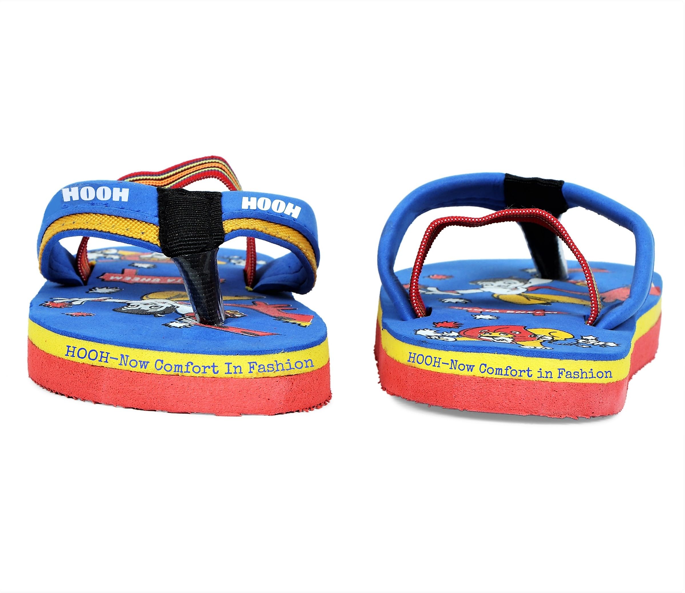 BOOMER CUBS Kids Unisex Walking Slippers and Sandals for Baby Boys and Baby Girls for Age 6 Months to 4.5 Years (Royal Blue, 12_Months) 4
