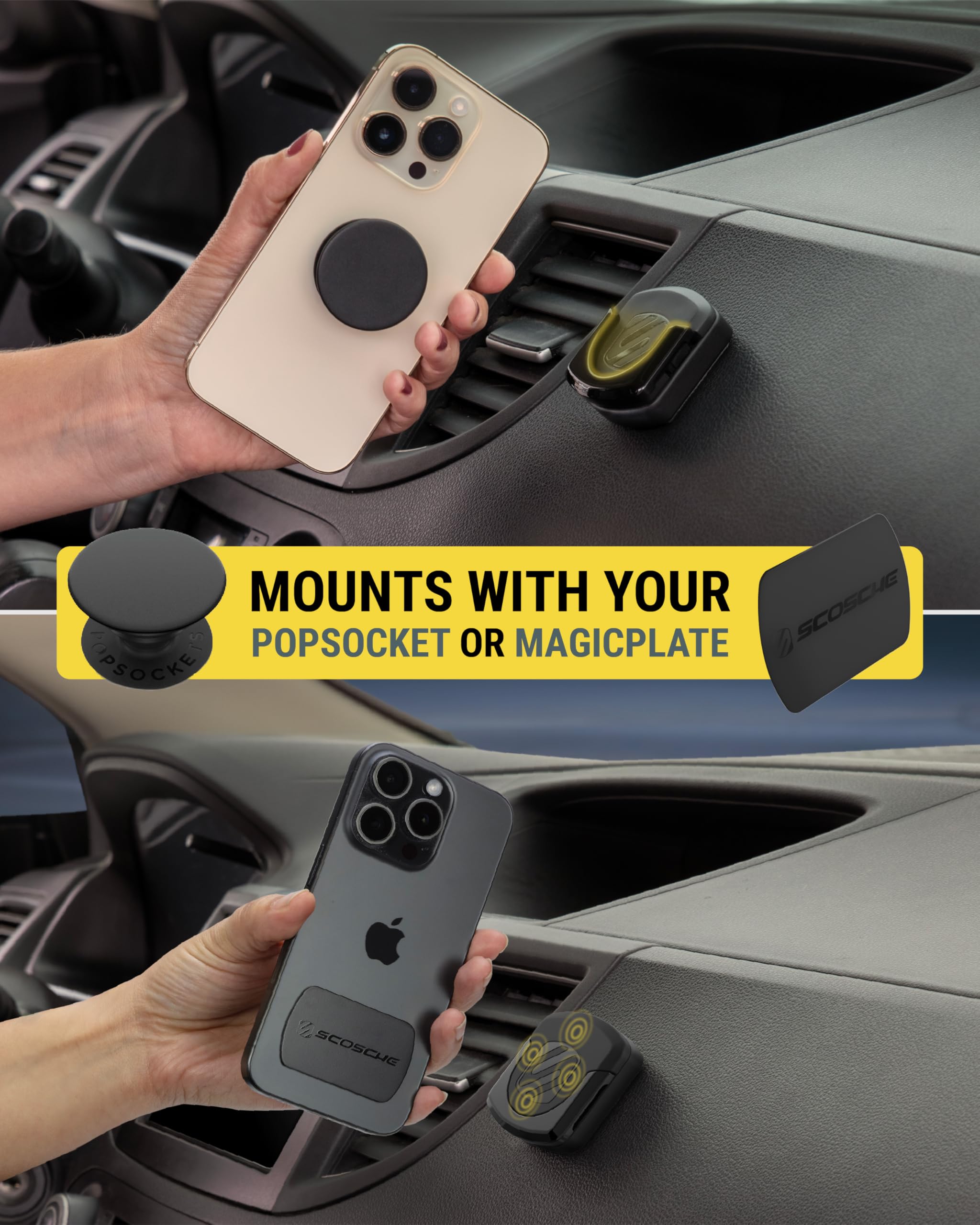 Amazon.com: Scosche MMPFM-SP MagicMount Pop Surface Magnetic Car Mount for Collapsible Phone Grip/Socket, Universal Cell Phone Holder for Car Dashboard and Flat Surfaces for iPhone, iPad, Smartphones, and Tablets : Grocery & Amazon.com: Scosche MMPFM-SP MagicMount Pop Surface Magnetic Car Mount for Collapsible Phone Grip/Socket, Universal Cell Phone Holder for Car Dashboard and Flat Surfaces for iPhone, iPad, Smartphones, and Tablets : Grocery &