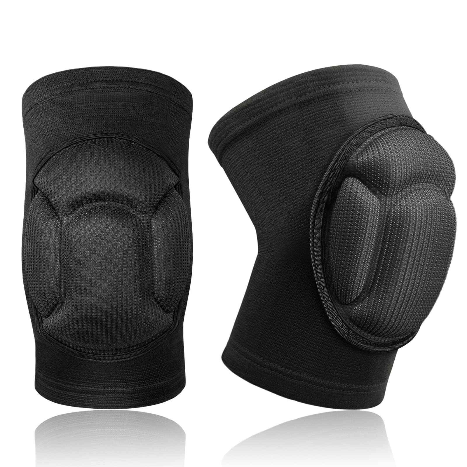 flintronic Genouillères de Protection 20 MM Épais Éponge Antidérapant pour Danse Volleyball Yoga Football Course