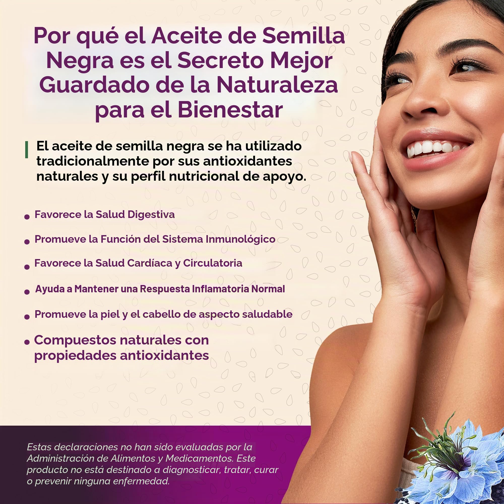 Bionatal Aceite de semilla negra etíope 4.34% de timoquinona (TQ), semillas de nigella sativa, aceite de semilla de comino negro sin filtrar, prensado en frío