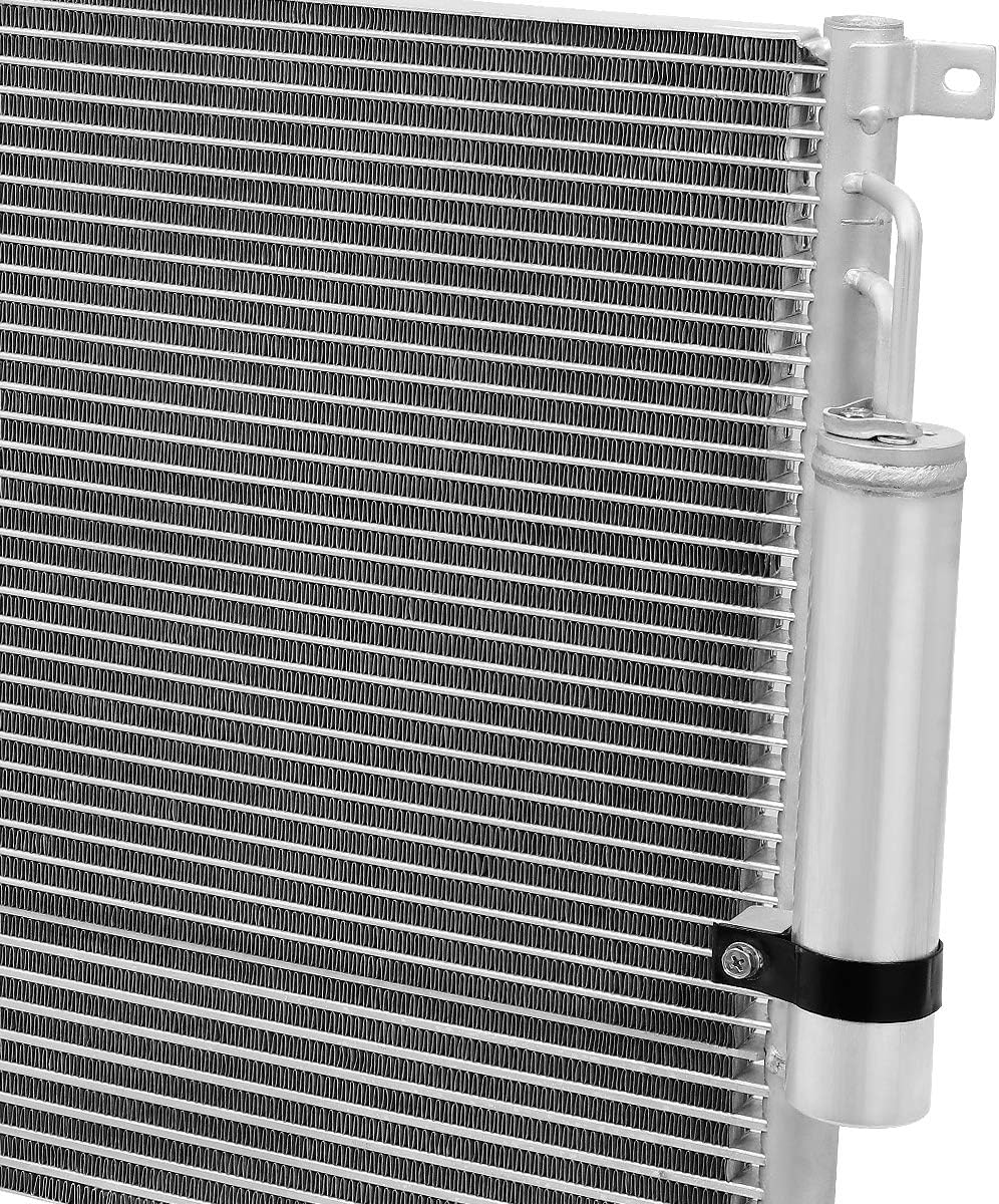 Auto Dynasty 3237 Aluminum A/C Condenser Compatible with Chrysler 300 Dodge Charger Challenger 2.7L 3.5L 3.6L 6.1L 5.7L 6.4L 05-19