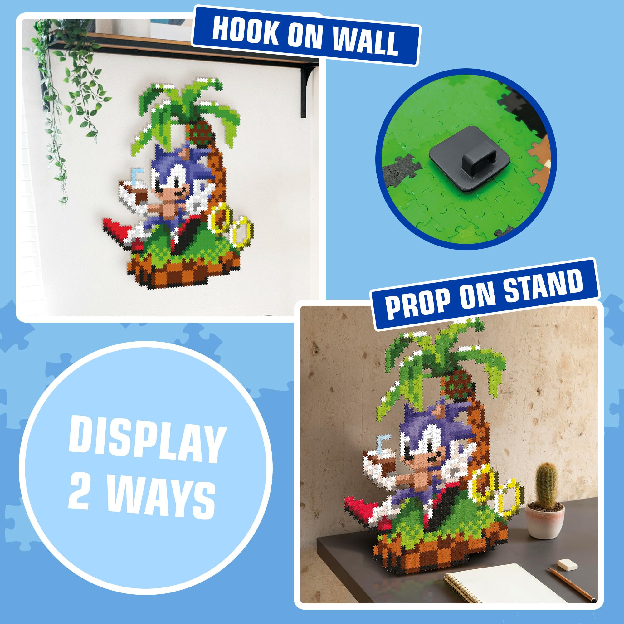 Amazon.com: Jixelz Remix Sonic the Hedgehog Craft Kit - Sonic and