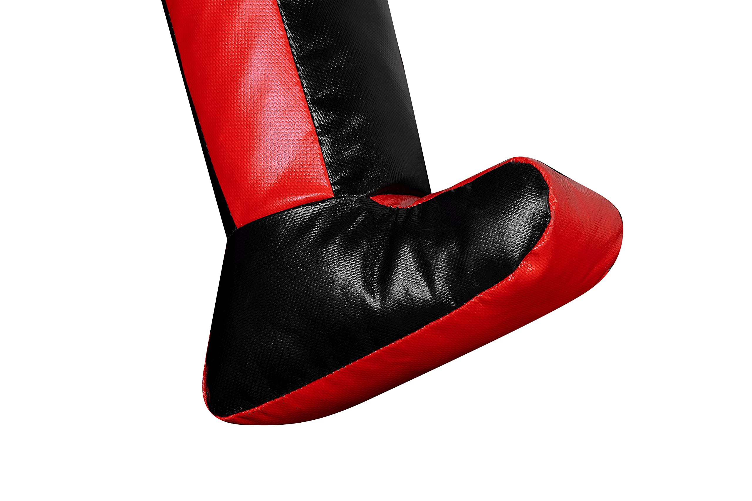 Lisaro Judo Dummy Schnuller Gr.180|MMA Grappling Dummy BJJ Wrestling Dummy Sitzposition brasilianischer JIU Jitsu | Selbstverteidigung Training Vinyl | UNGEFÜLLT |Grappling Dummy Schwarz-Rot