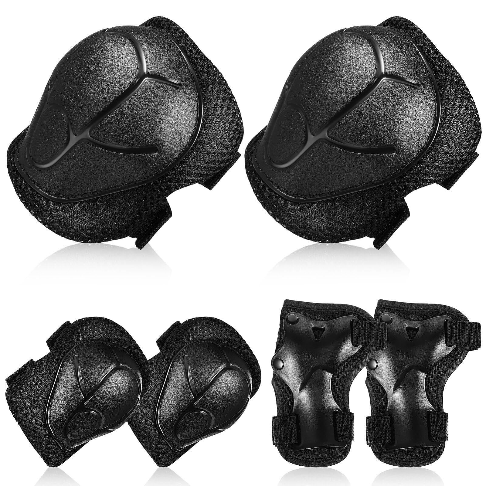 VANZACK Gel Knee Pads and Elbow Pads Elastic Band for Boys and Girls and Adults