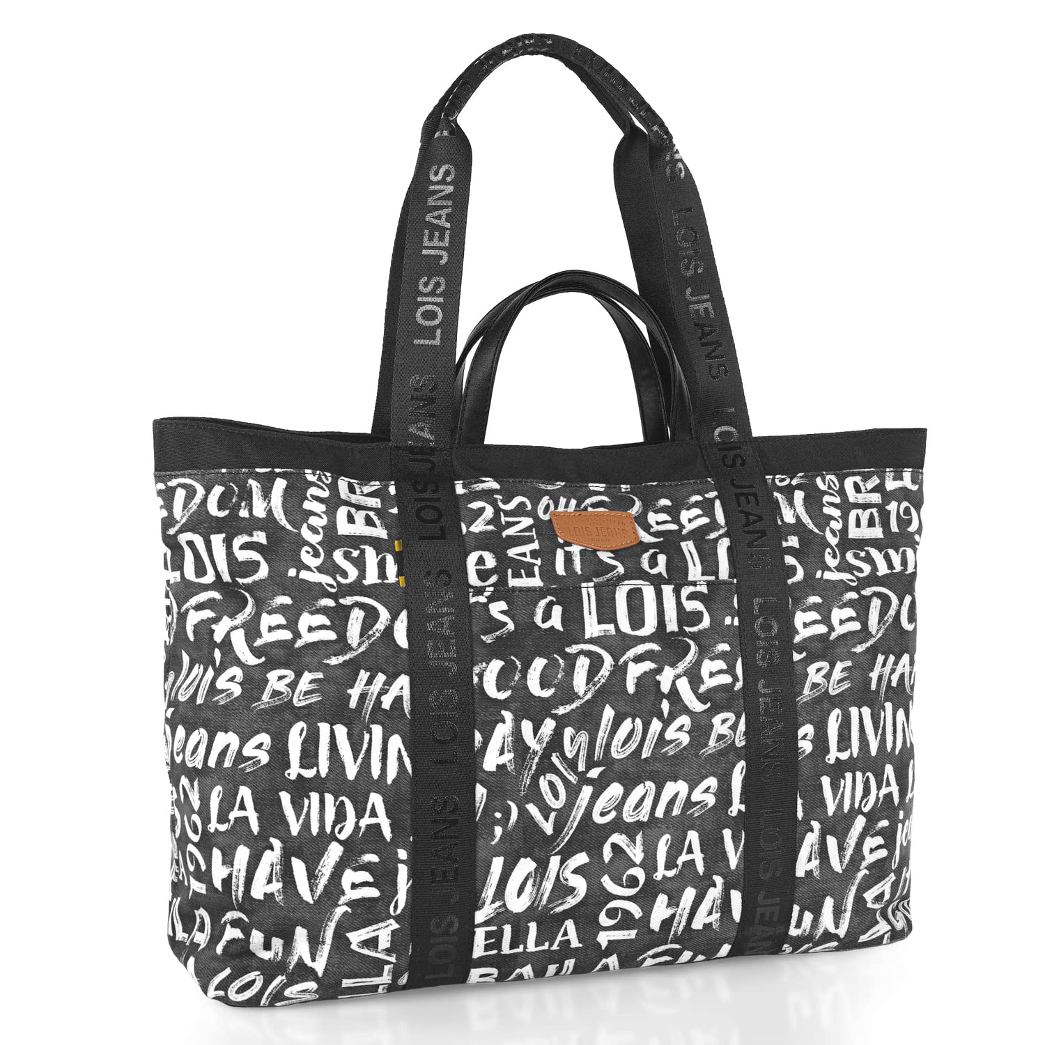 Lois Bolsa Playa - Bolsas de Playa Grandes - Bolsas de Playa de Marca - Bolsa de Playa con Cemallera - Bolso de Playa de Moda 601701