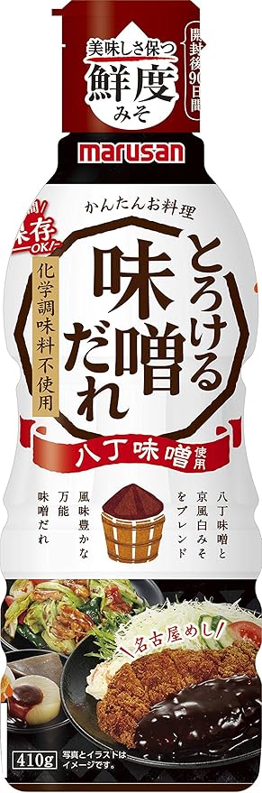 Amazon | マルサン とろける味噌だれ 八丁味噌使用 410G ×4個 | マルサン | 食品・飲料・お酒 通販