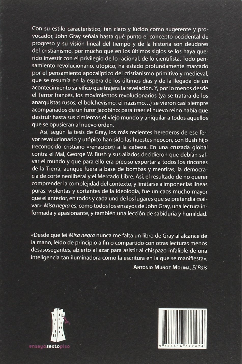Misa negra: La religión apocalíptica y la muerte de la utopía (ENSAYO)