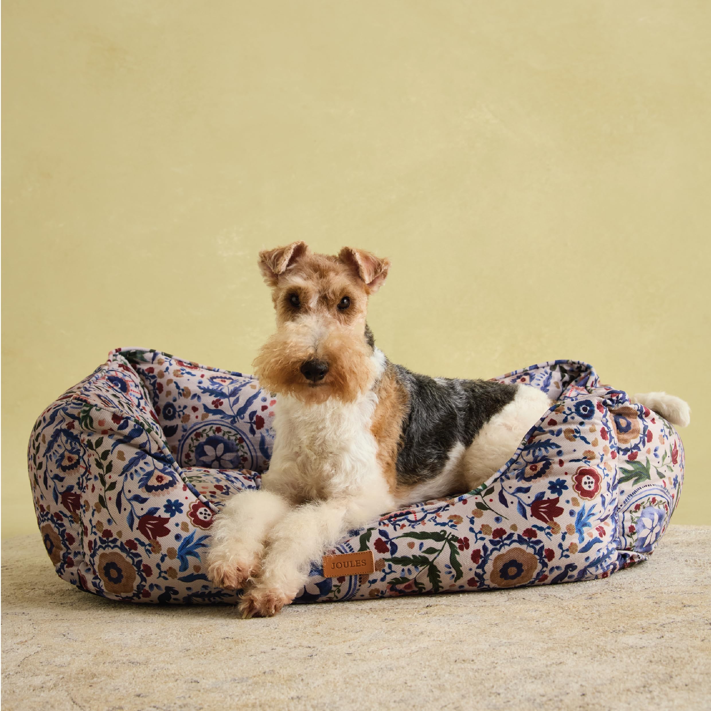Rosewood Joules Festival Floral Box Dog Bed from B&Q