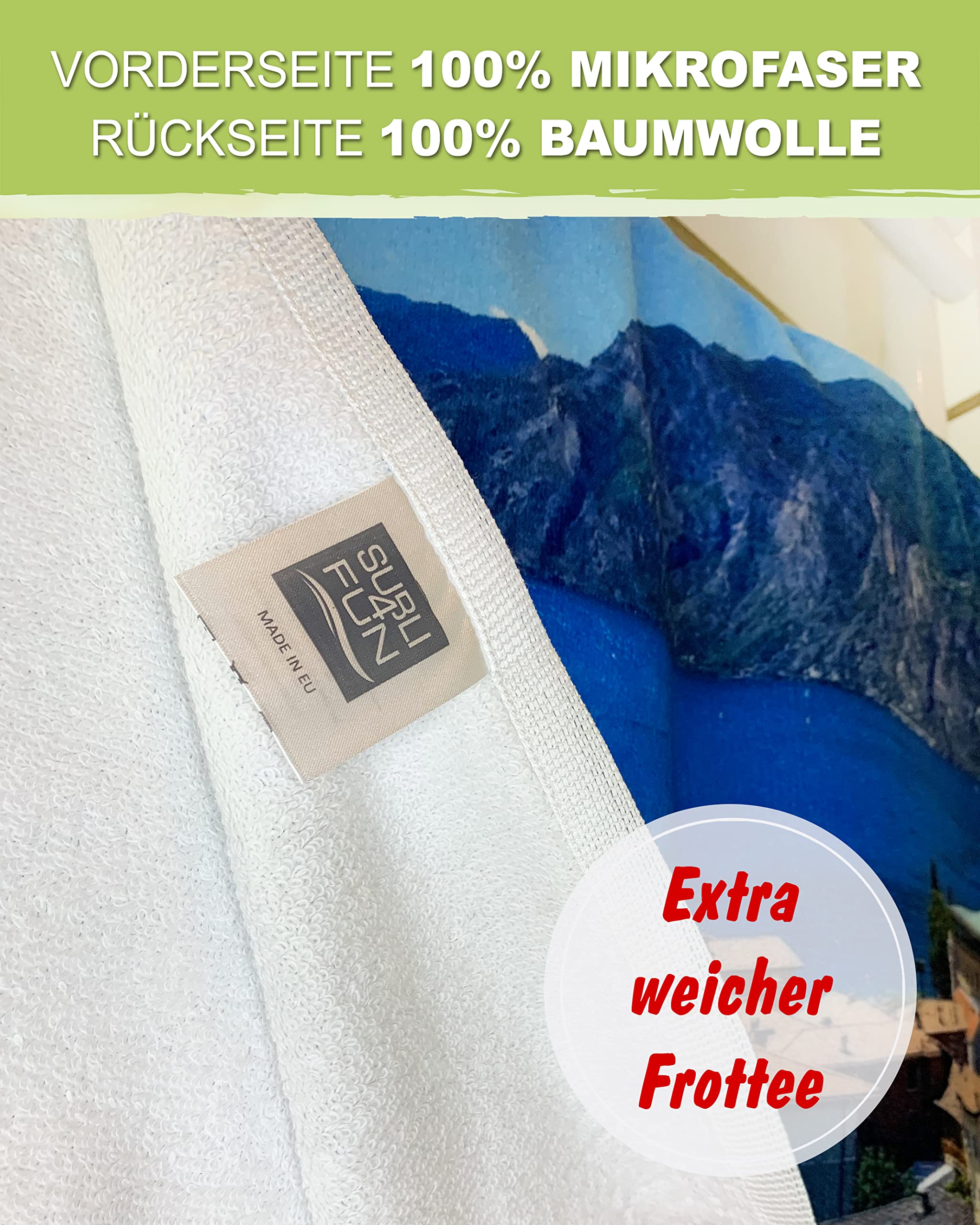 Firebox Personalisiertes Strandhandtuch 140x70cm - Maritime Motive Mit Eigenem Text