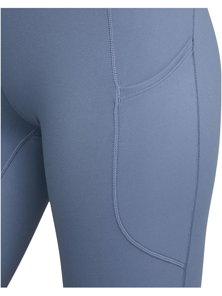 Blue Nike High-Waisted 7/8 Leggings with Pockets